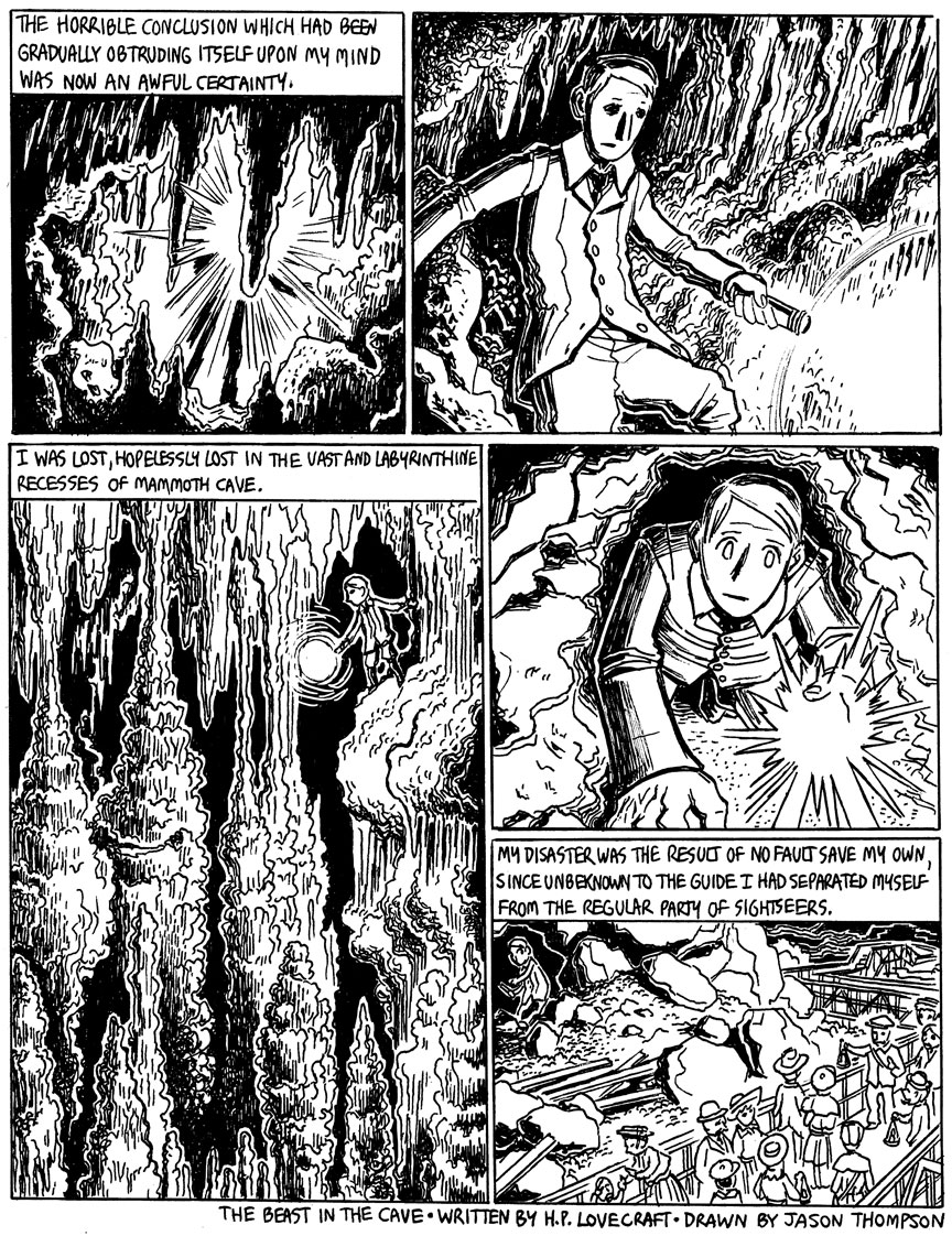 The Beast in the Cave, Page 1
